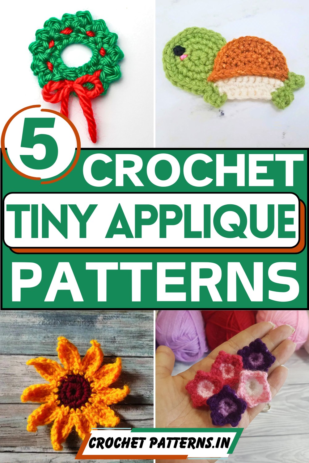Crochet Tiny Applique Patterns