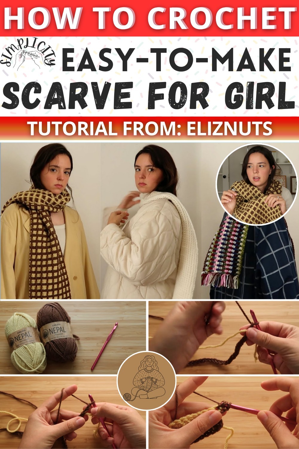 3 Quick & Easy Crochet Scarves