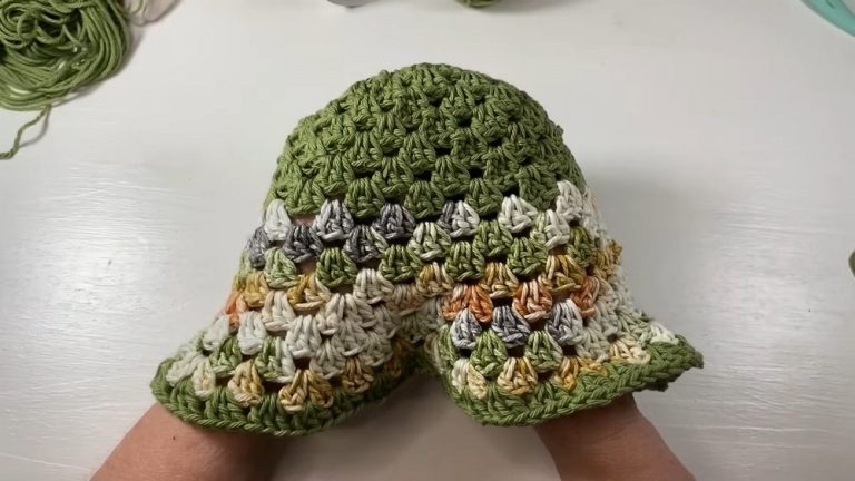 Stylish Crochet Granny Stitch Bucket Hat Pattern To Elevate Your Summer