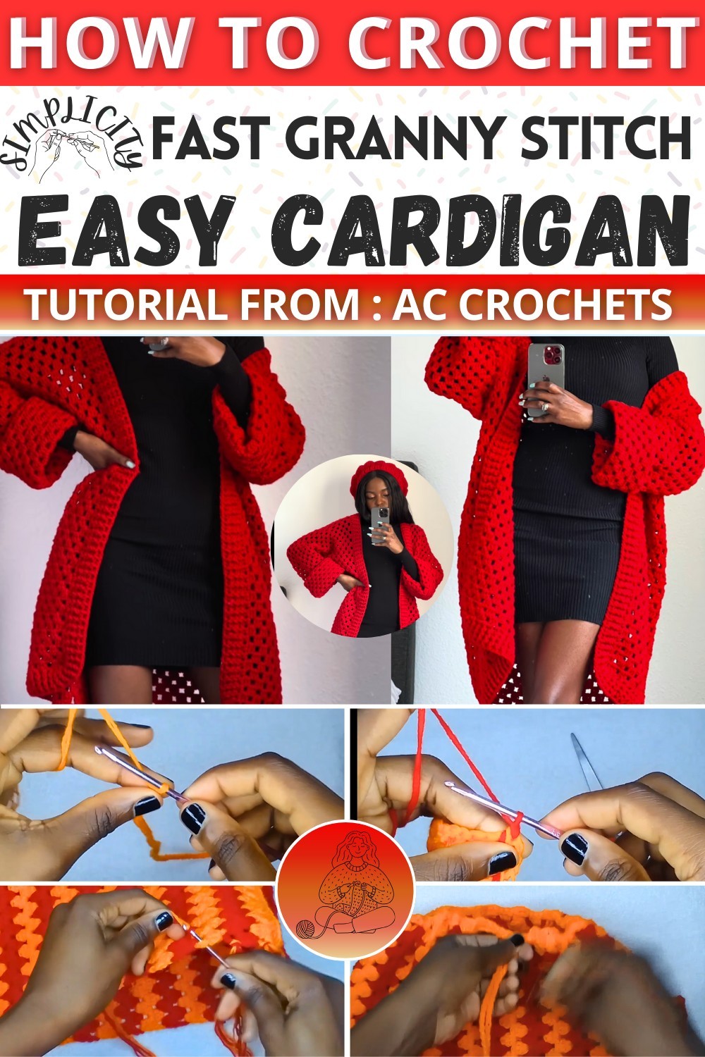 Easy Crochet Cardigan Fast Granny Stitch Cardigan Tutorial