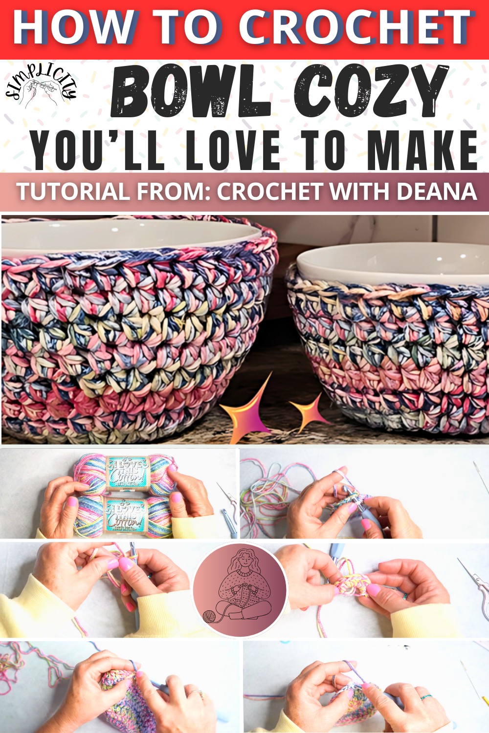 Crochet Bowl Cozy Tutorial