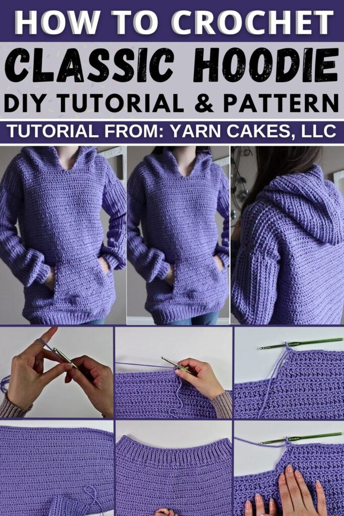 Unisex Crochet Hoodie Pattern Perfect For Gifting