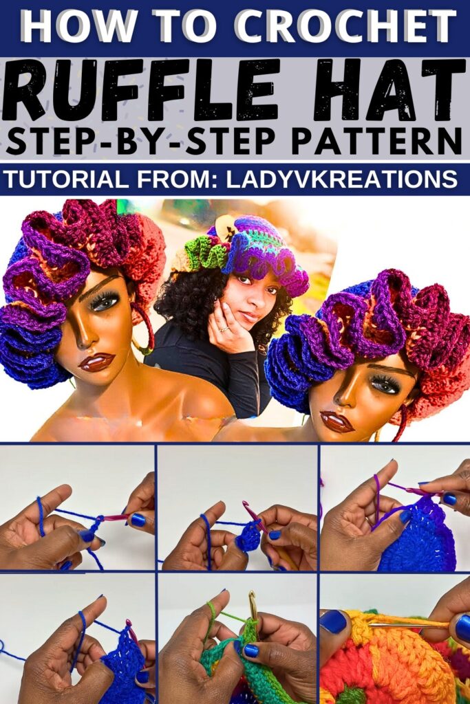 Crochet Different Ruffle Hat Stylish and Warm FREE Crochet Ruffle Hat You Can Make