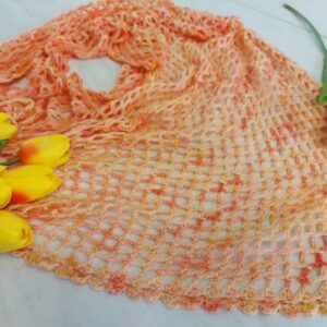 Crochet Tutorial Easy Mesh Shawl