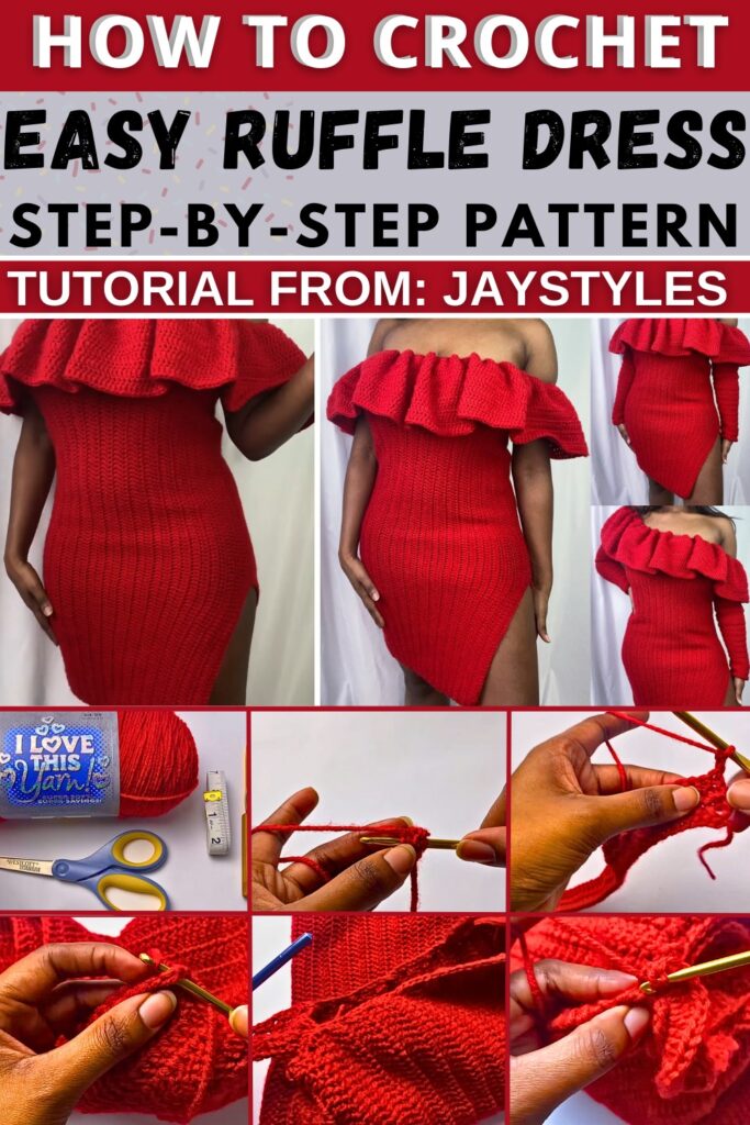 Free Crochet Ruffle Dress Pattern For Elegant Gatherings