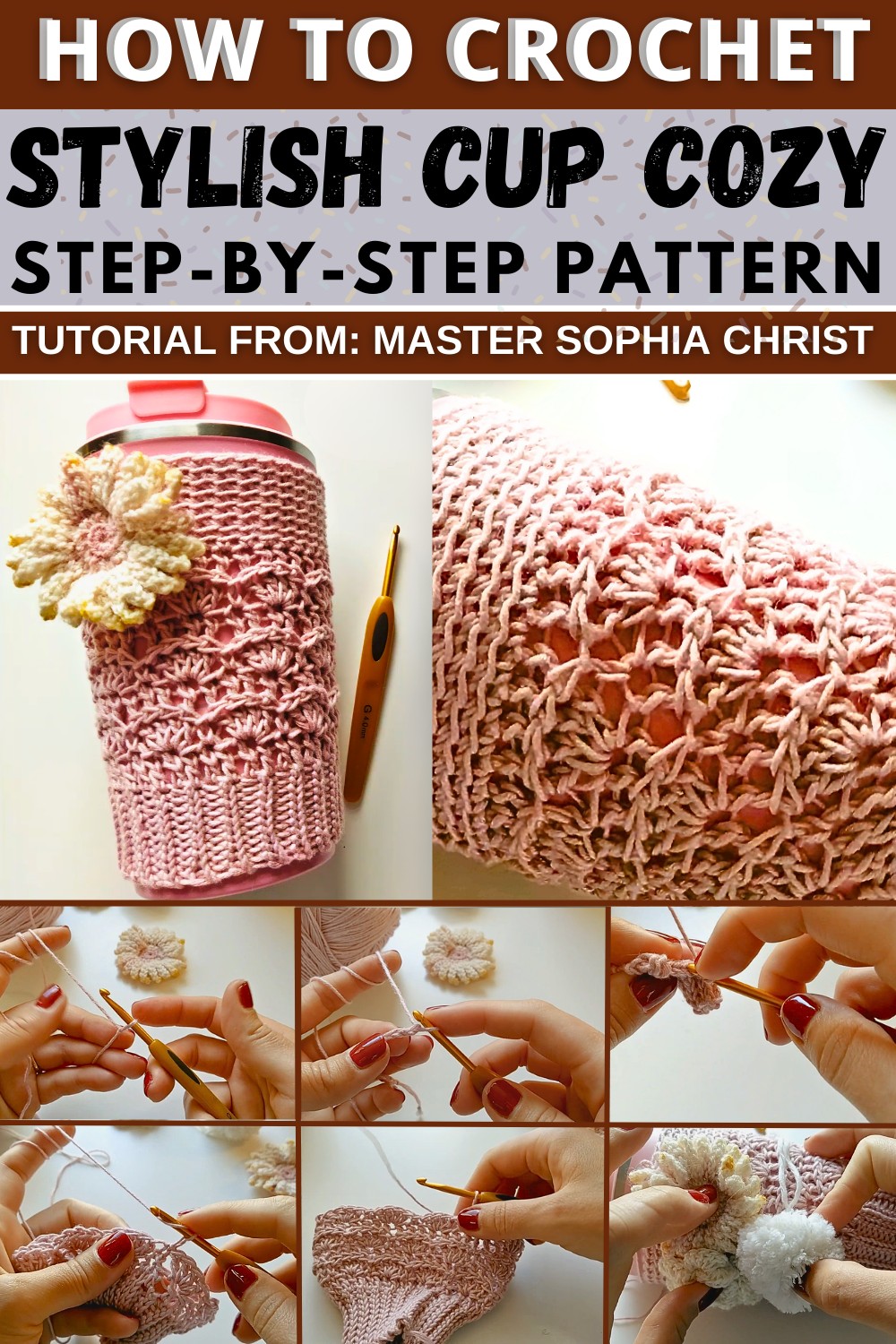 Free Cup Cozy Crochet Pattern
