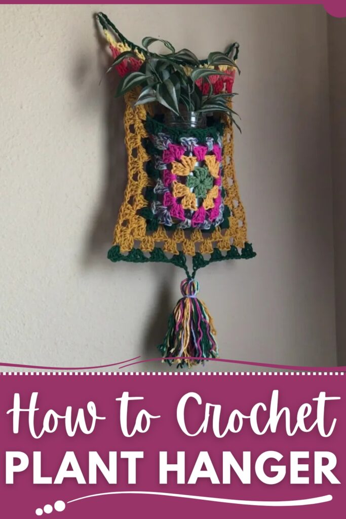 Modern Crochet Plant Hanger Pattern to Display Greenery