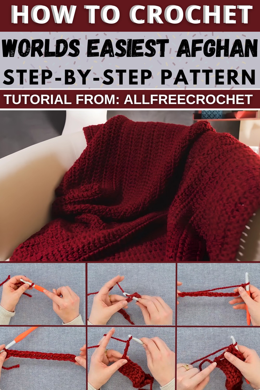 Worlds Easiest Crochet Afghan Pattern