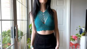 Caged Halter Top For All Sizes 1