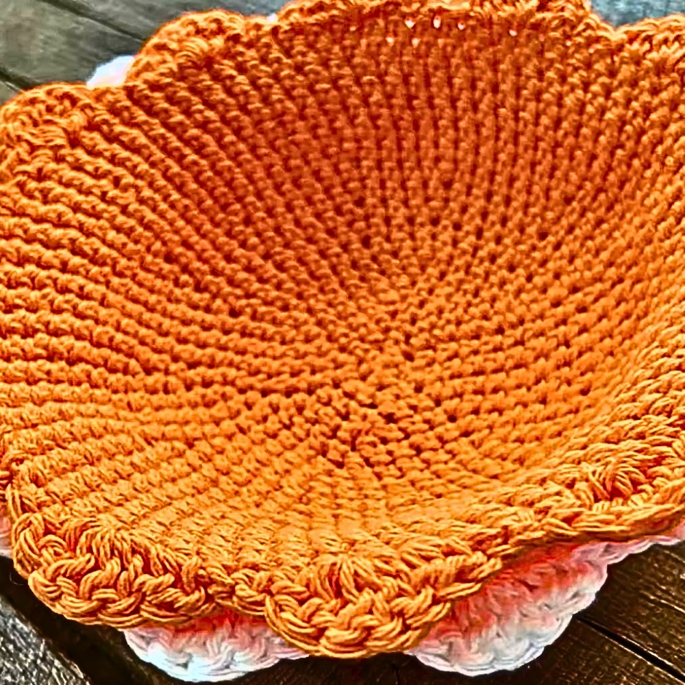 Cute & Cozy Crochet Flower Bowl Koozie - Free Pattern