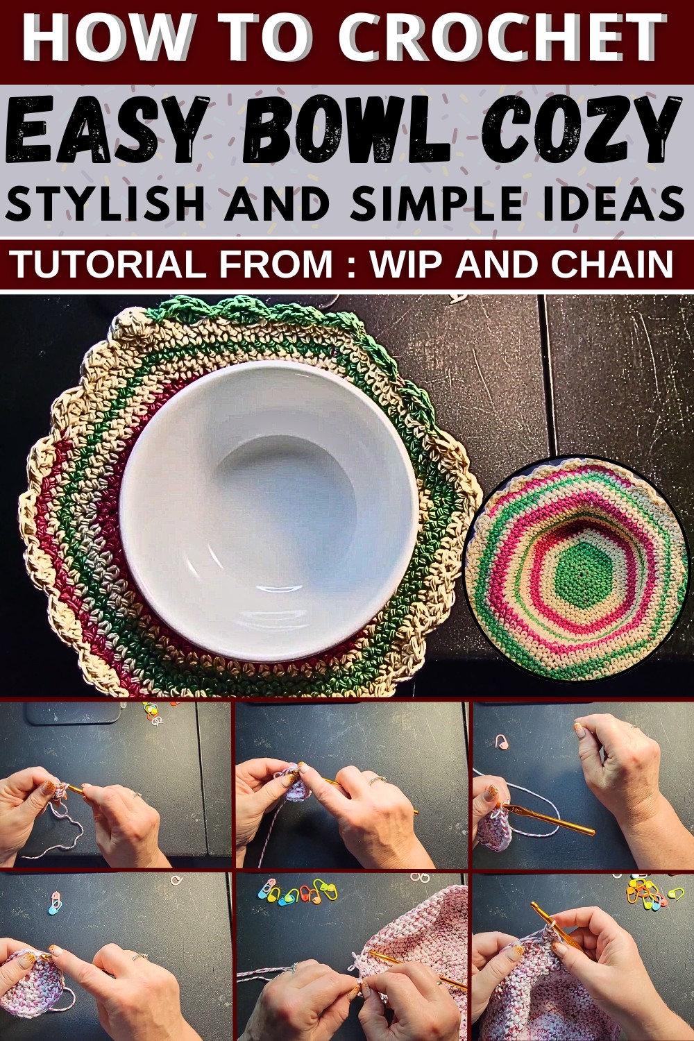 How To Crochet An Easy Cozy Bowl 1