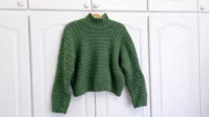 The Easiest Crochet Jumper Tutorial Crochet Raglan Jumper 1