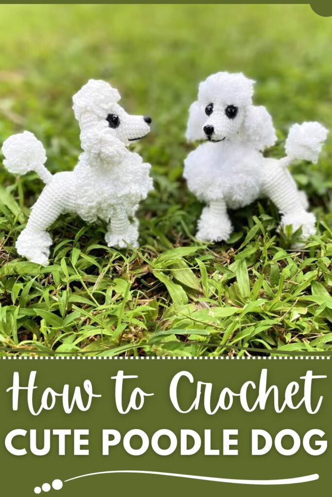 Adorable Crochet Poodle Dog for Pet Lovers’ Keepsakes
