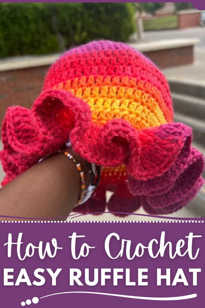 Curl Up in Comfort with Crochet Ruffle Hat Pattern