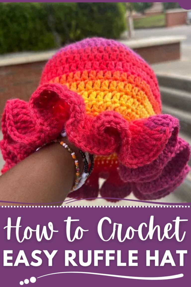 Curl Up in Comfort with Crochet Ruffle Hat Pattern