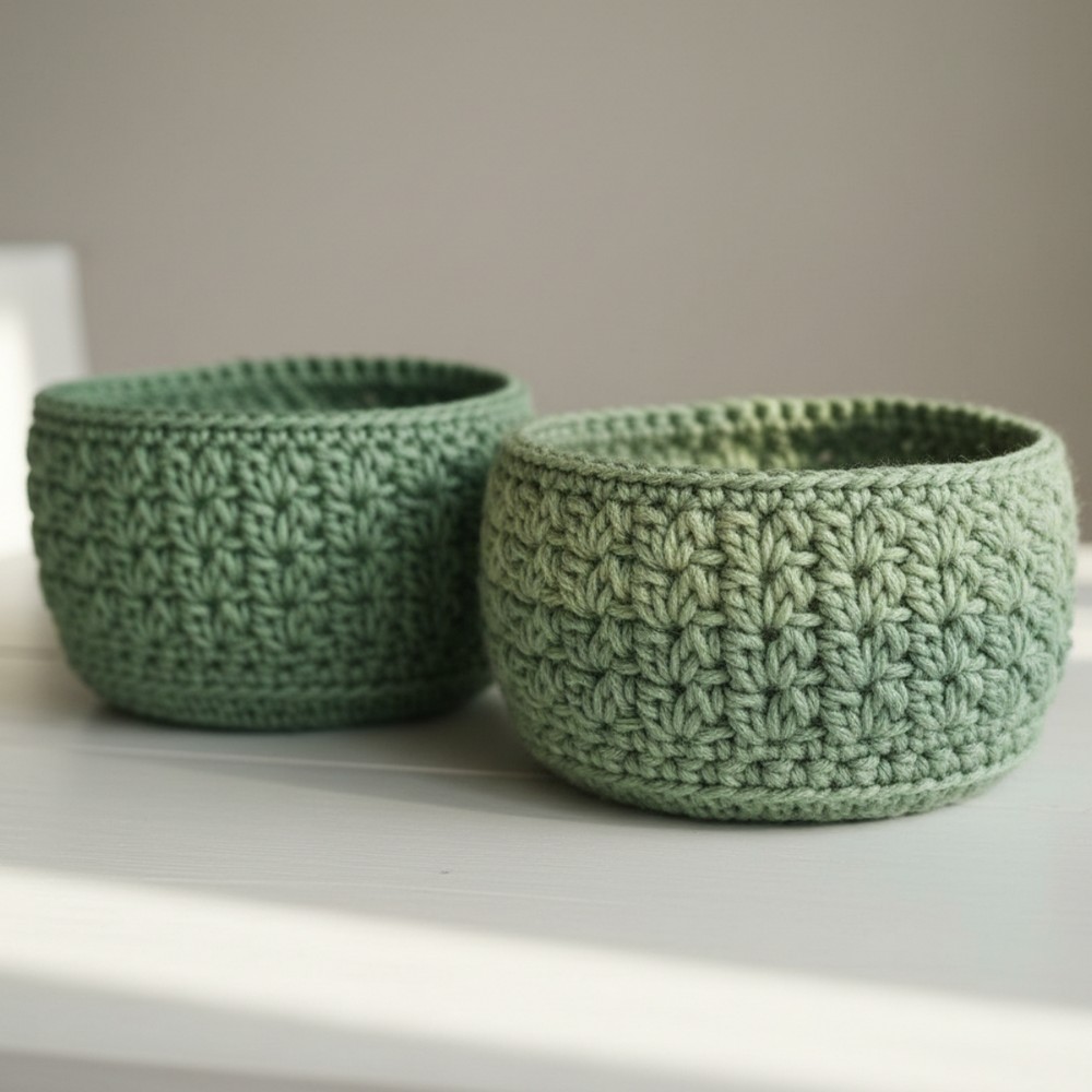 How to crochet a basket tutorial Simple steps