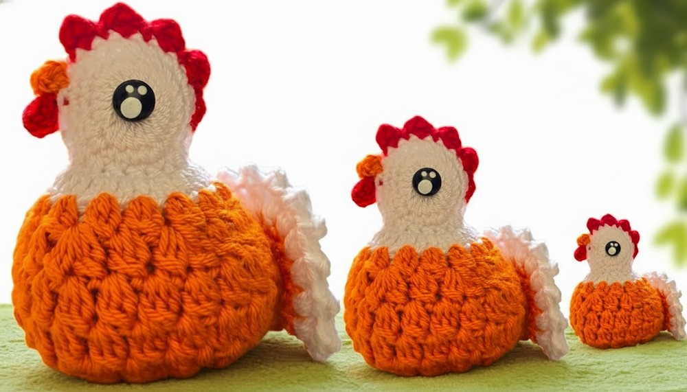 Crochet Amigurumi Chicken Pattern 1