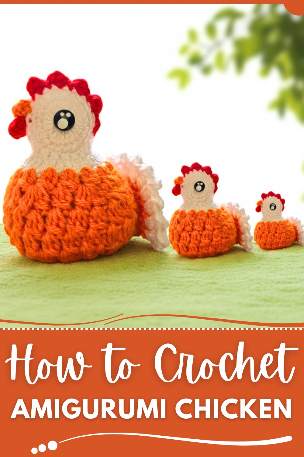 Crochet Amigurumi Chicken Pattern