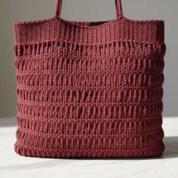 Crochet Beach Mesh Bag Pattern 3