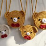 Crochet Bear Round Crossbody Bag Pattern 1