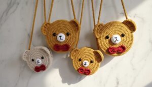 Crochet Bear Round Crossbody Bag Pattern 1