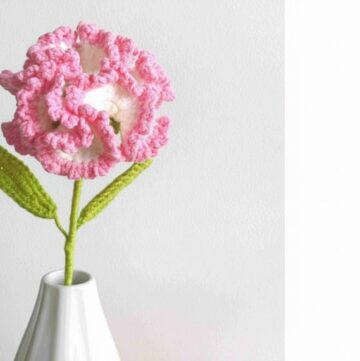 Crochet Carnation Flower Tutorial 1