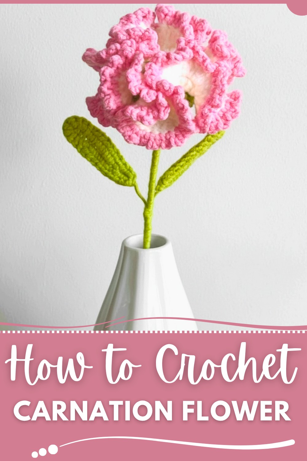 Crochet Carnation Flower Tutorial