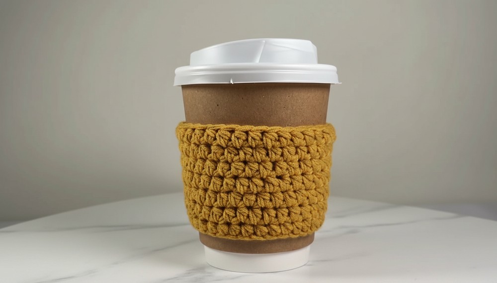 Crochet Cup Cosy Tutorial 11