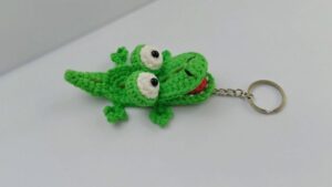 Crochet Cute Crocodile Keychain Pattern 1