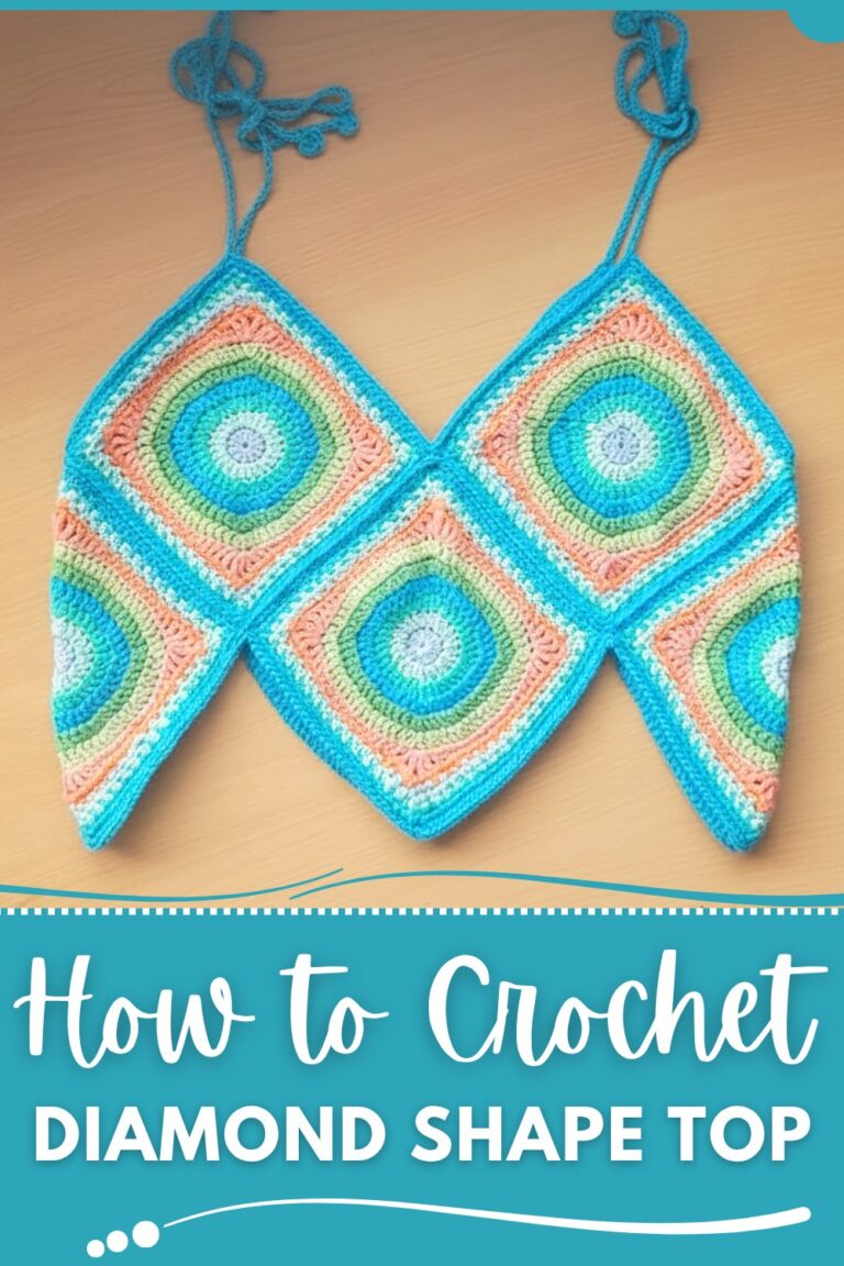 Crochet Diamond Shape Top Pattern Free : Lightweight and Airy Style