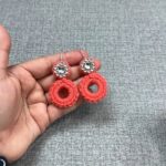 Crochet Earrings Step By Step Tutorial 1