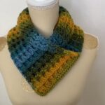 Crochet Easy Cowl Waffle Stitch Pattern 1