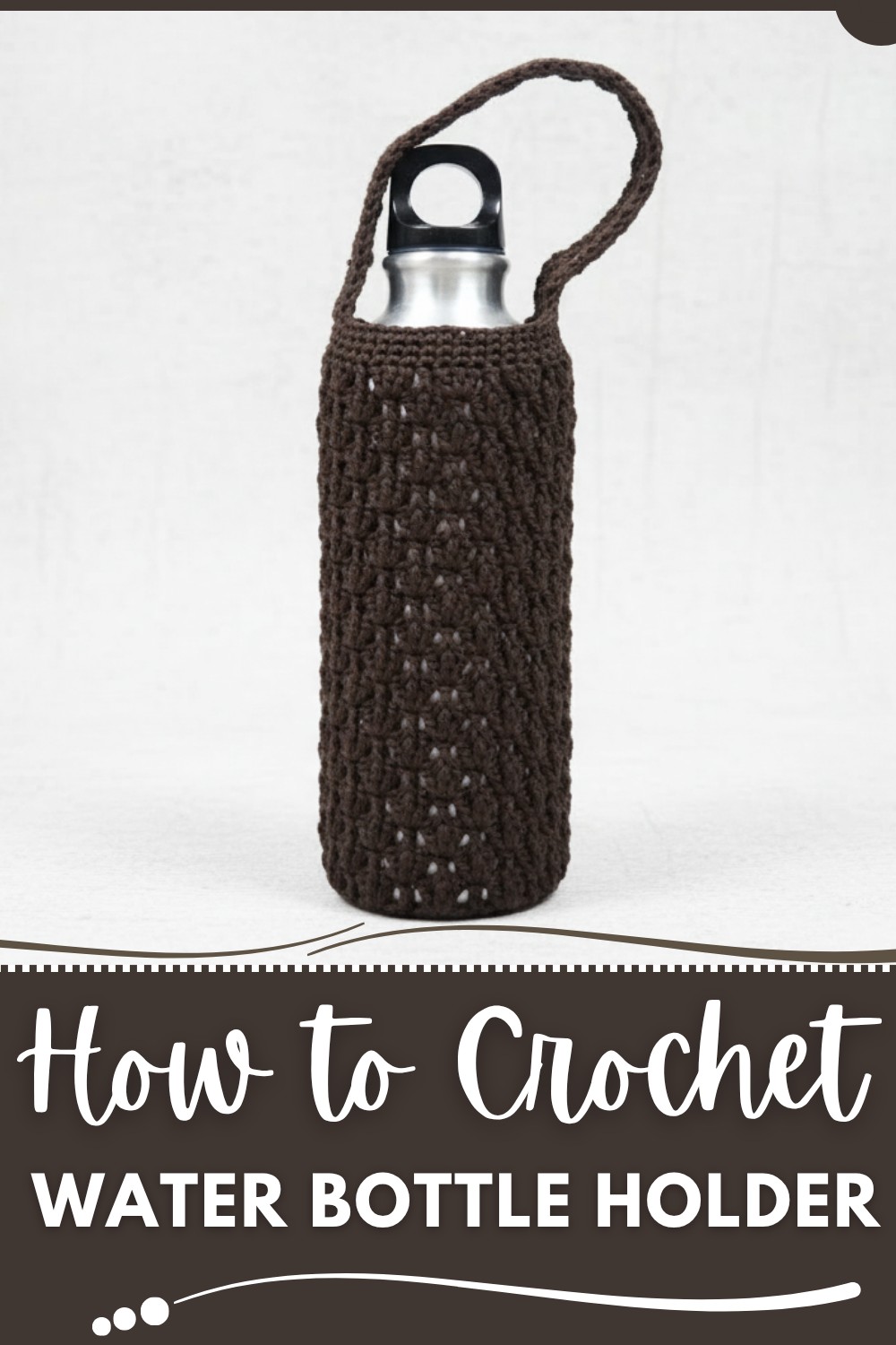 Crochet Easy Water Bottle Holder