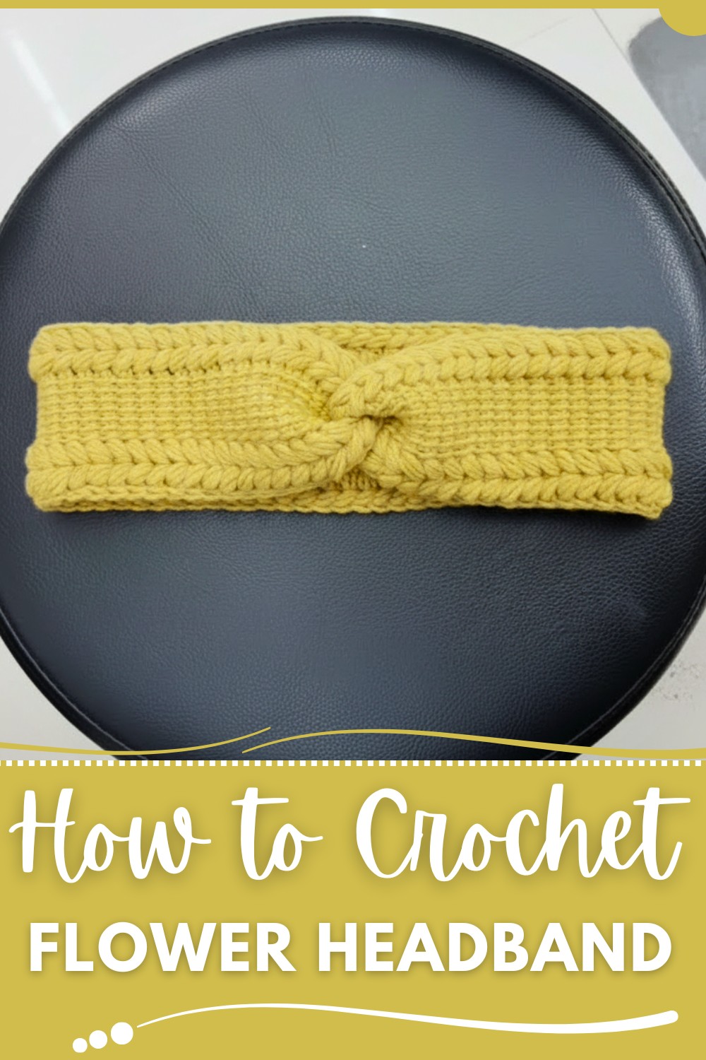 Crochet Flower Headband Pattern