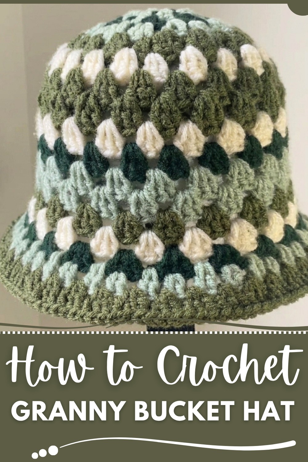 Crochet Granny Bucket Hat Tutorial