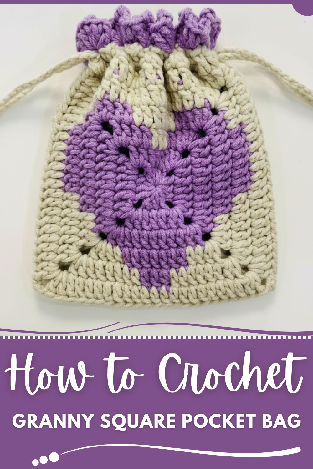 Crochet Granny Square Pocket Bag Pattern