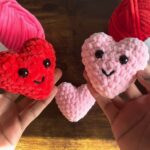 Crochet Heart Plushie Pattern 1