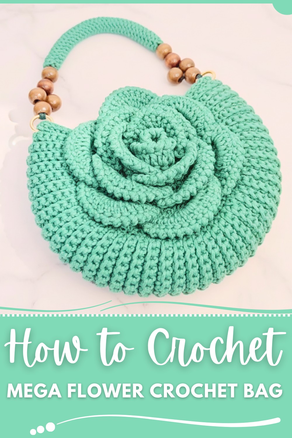 Crochet Mega Flower Bag Pattern