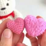 Crochet Mini Heart Pattern 1