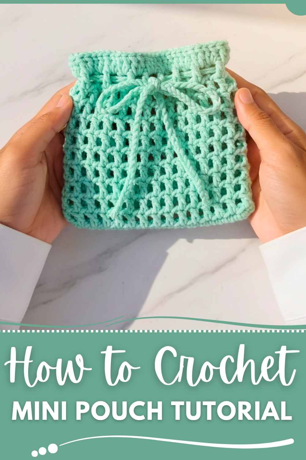 Crochet Mini Pouch Tutorial