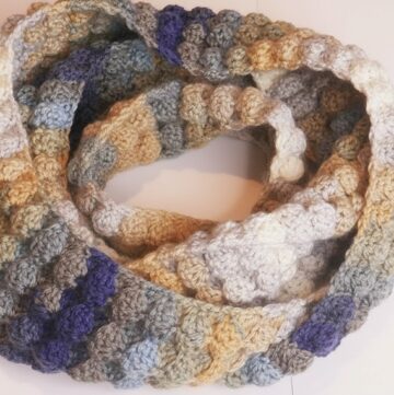 Crochet Pebble Cove Scarf Pattern 1