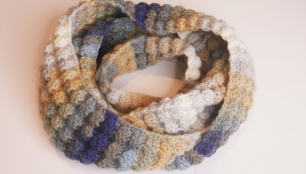 Crochet Pebble Cove Scarf Pattern 1