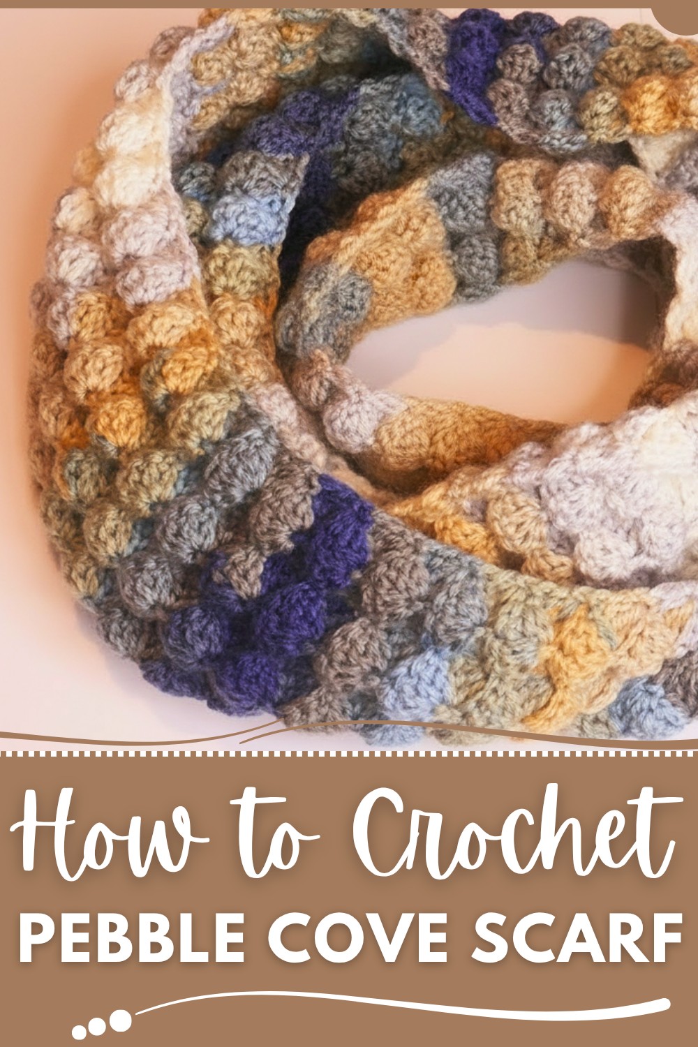 Crochet Pebble Cove Scarf Pattern