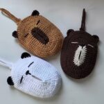 Crochet Pocket Tissue Holder Pouches 2