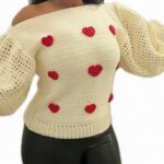 Crochet Puff Sleeve Top Pattern 1
