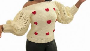 Crochet Puff Sleeve Top Pattern 1