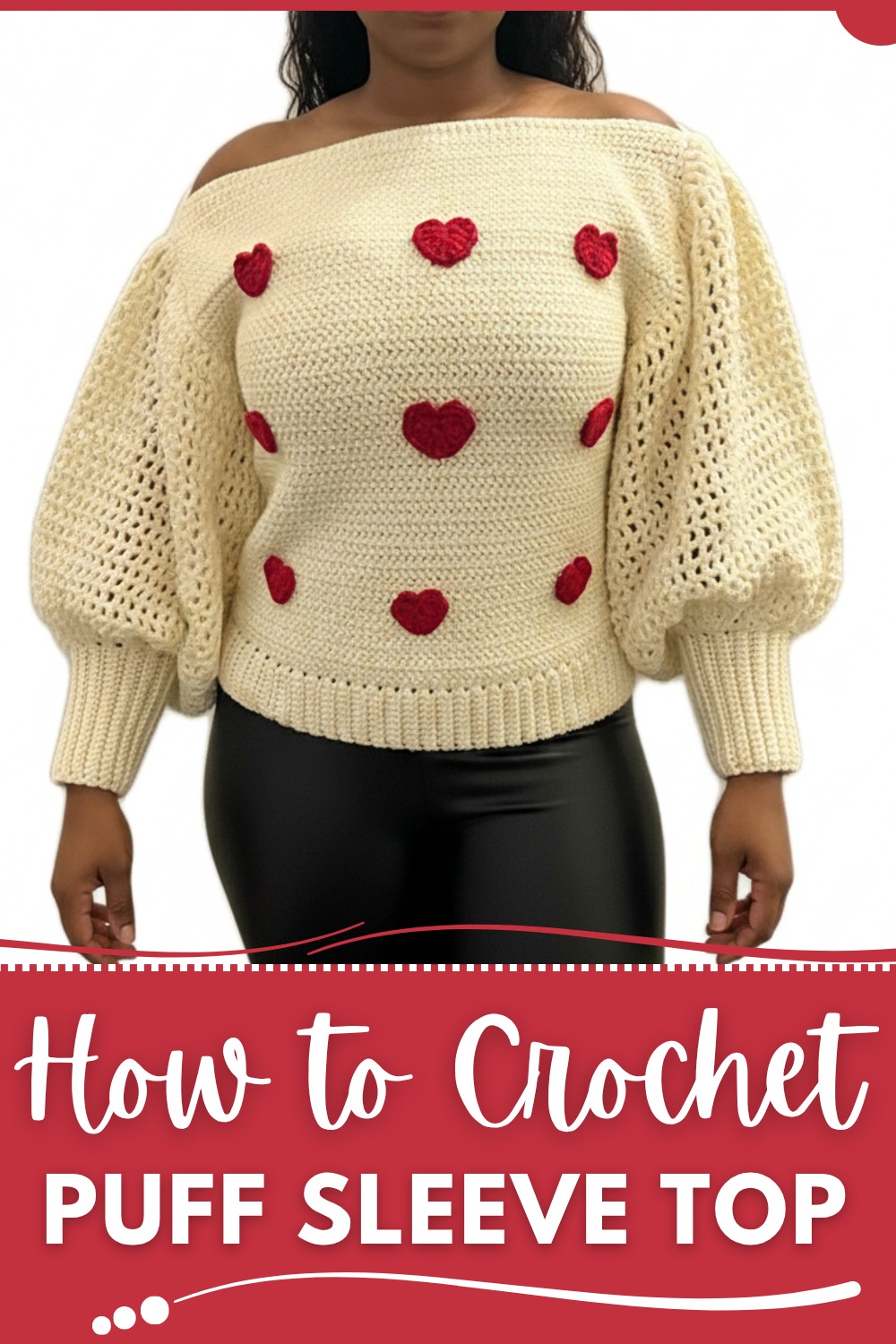 Crochet Puff Sleeve Top Pattern