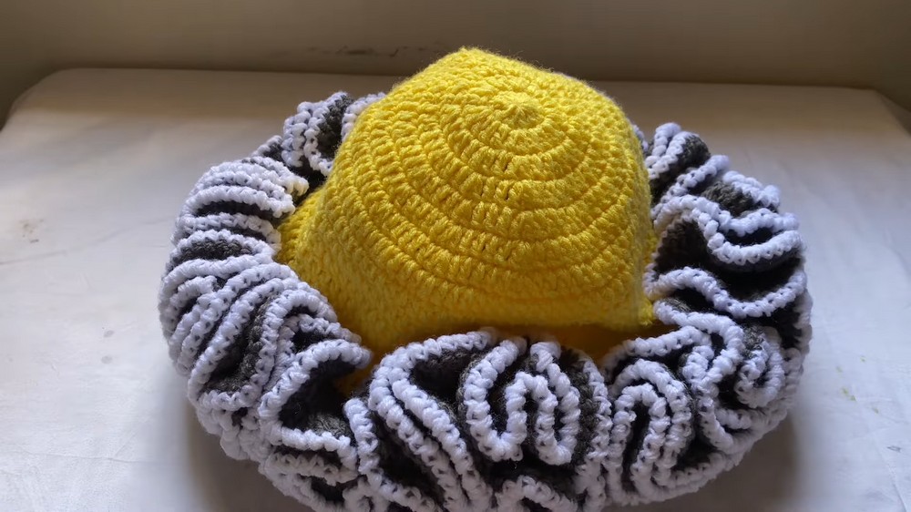 Crochet Ruffle Hat Tutorial 2