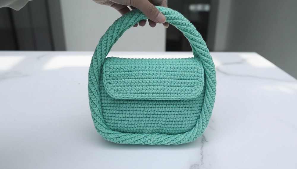 Crochet Simple Soft Bag Pattern 1