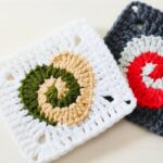 Crochet Spiral Heart Granny Square Pattern 11
